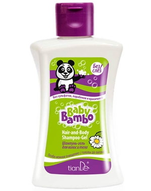 Шампоан-гел за тяло и коса Baby Bambo
